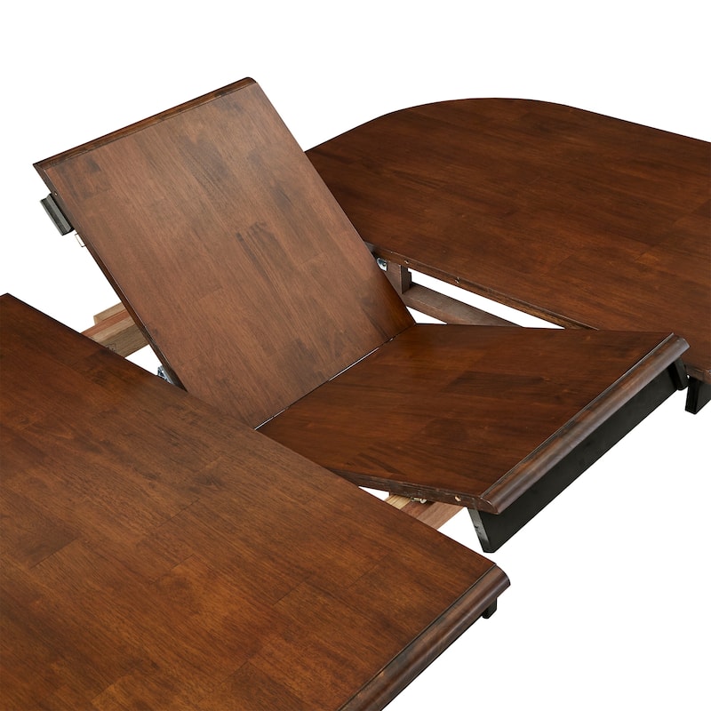 Mackenzie Country Antique Extending Scroll Back Dining Set by iNSPIRE Q Classic