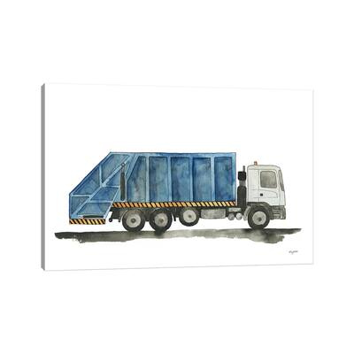 iCanvas "Garbage Truck" by Kelsey McNatt Canvas Print