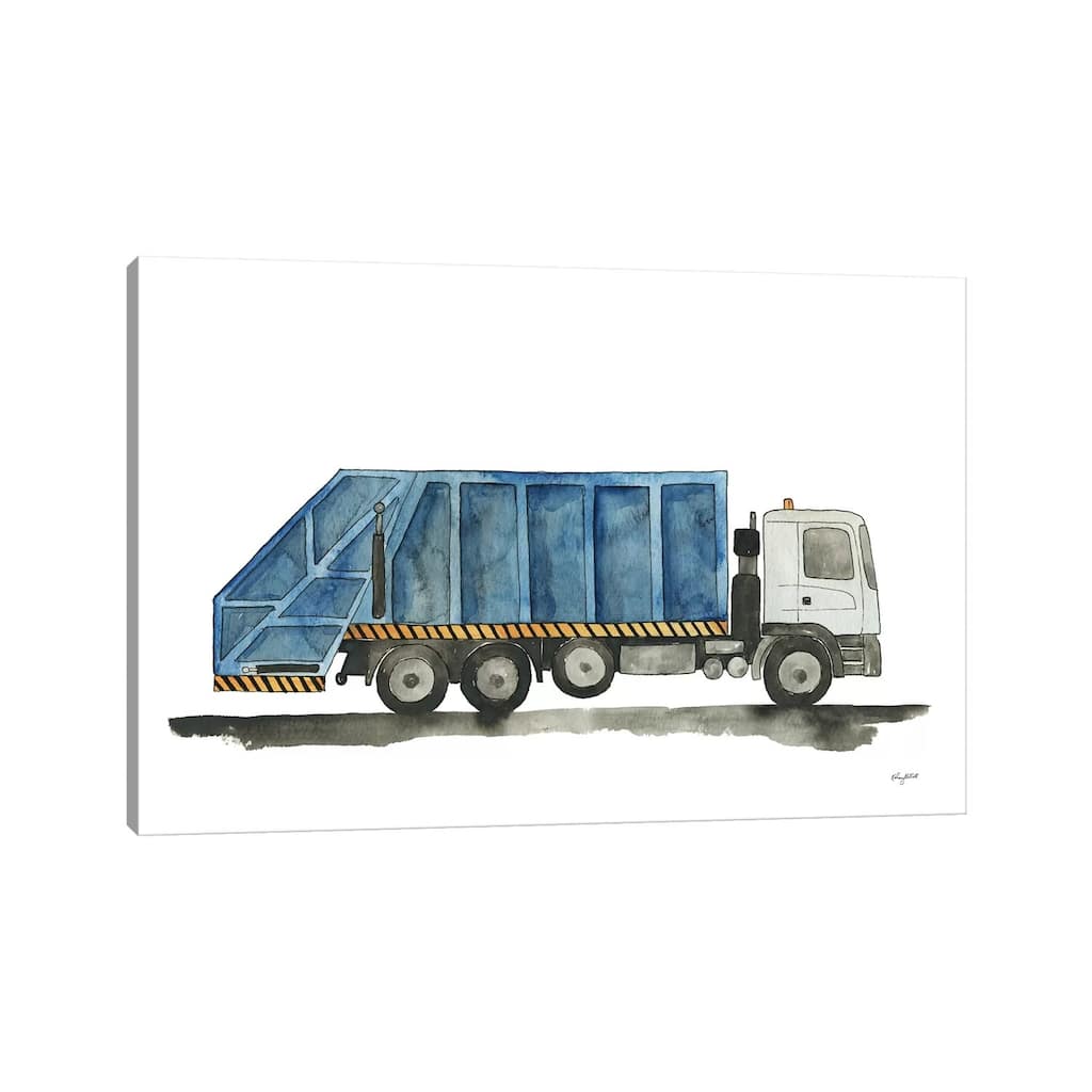 iCanvas "Garbage Truck" by Kelsey McNatt Canvas Print