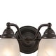 preview thumbnail 2 of 2, Standford 4 Light Bronze Bathroom Vanity Fixture - 26-in W x 7-in H x 7-in D
