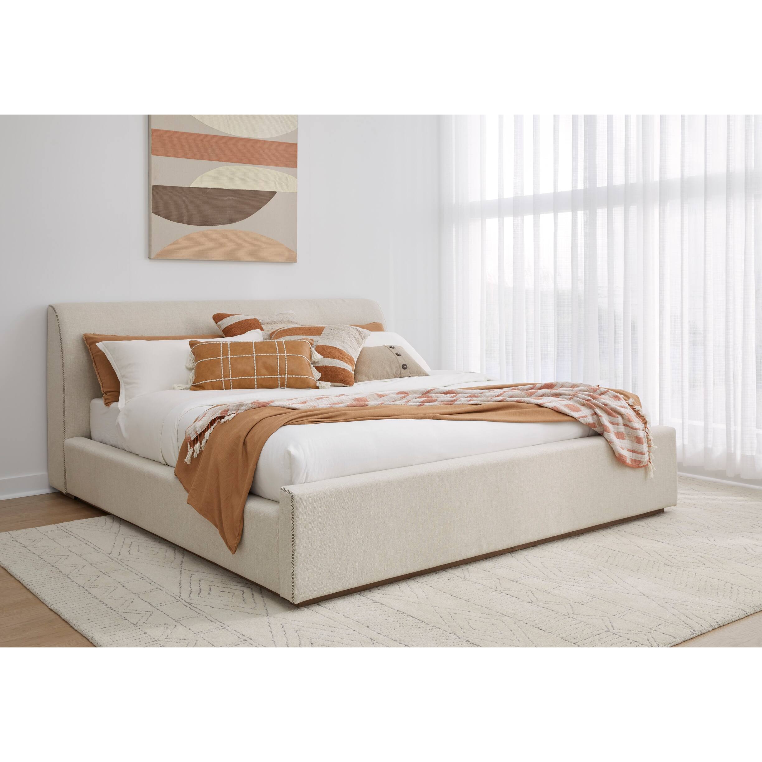 Upholstered Platform Bed Target Bed Queen Louis Upholstered
