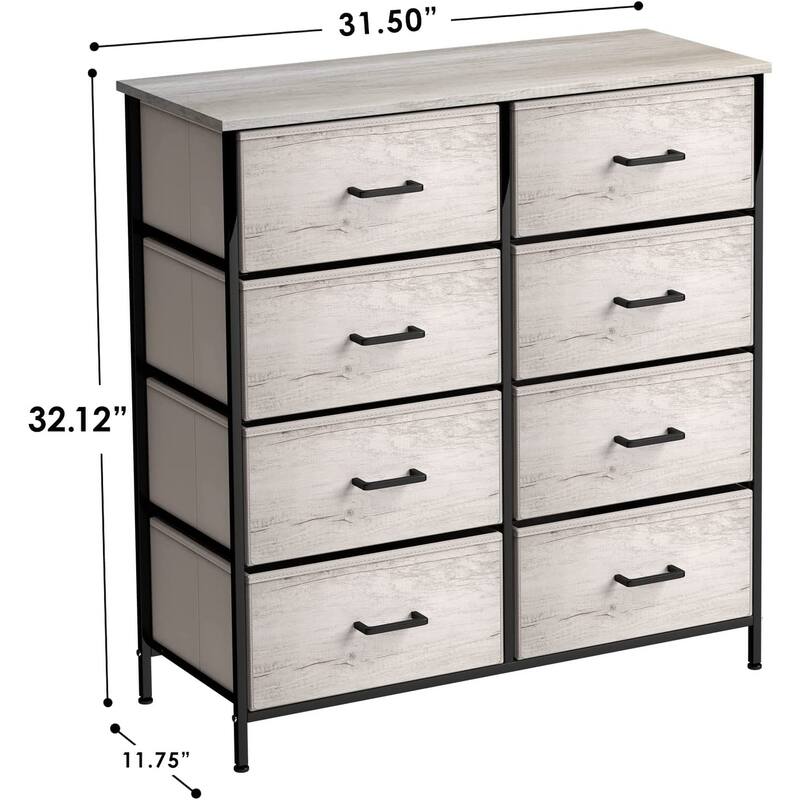 Dressers for Bedroom with 8 Drawers, Chest of Drawers for Bedroom