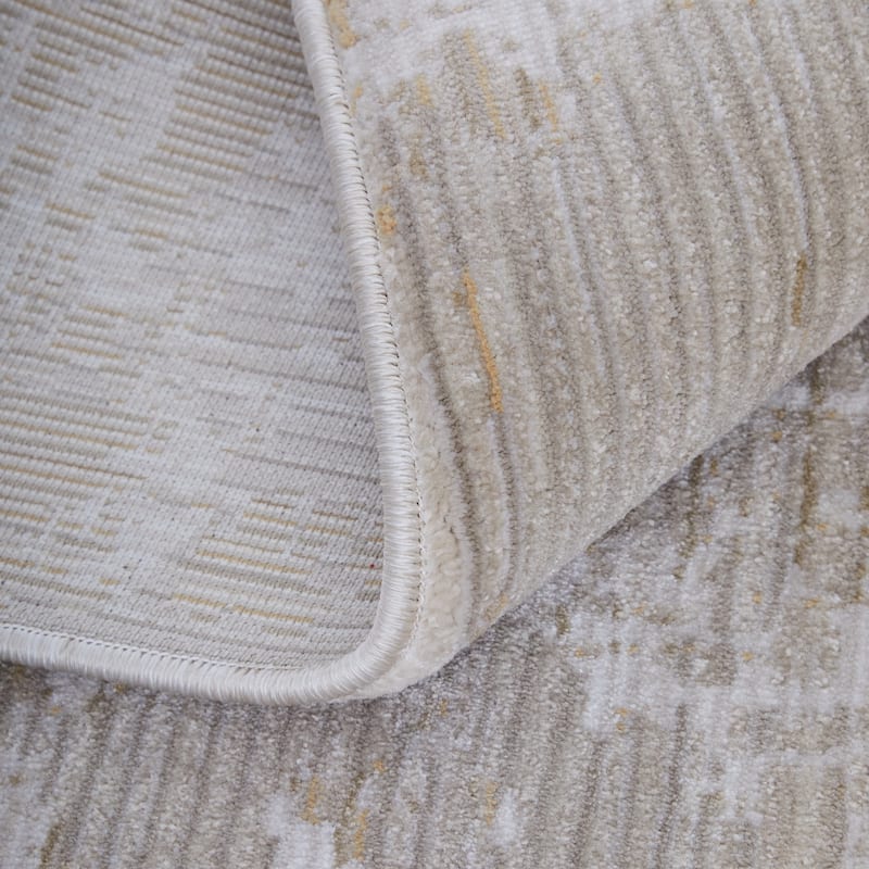 Grand Bazaar Maxin Machine Made Abstract Modern Area Rug