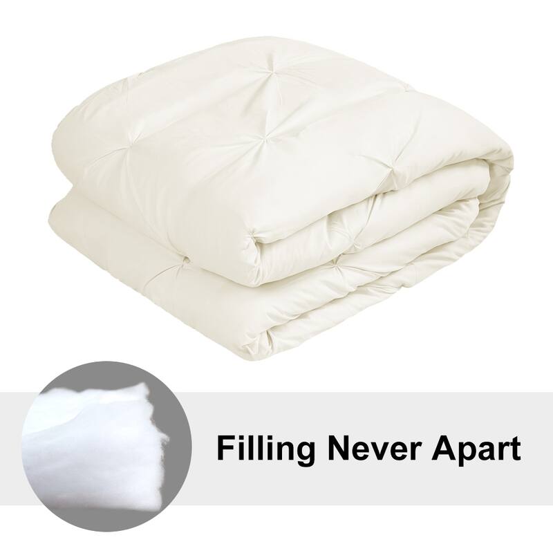 Shatex Pintuck Bedding Comforter Sets