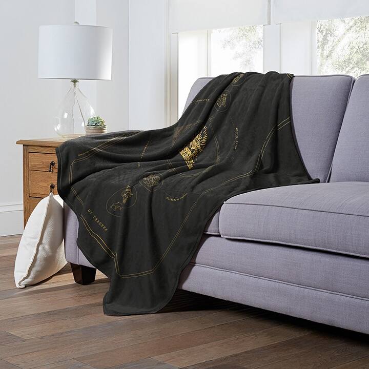 Warner Brothers Game Of Thrones Houses For The Throne Silk Touch Throw Blanket
