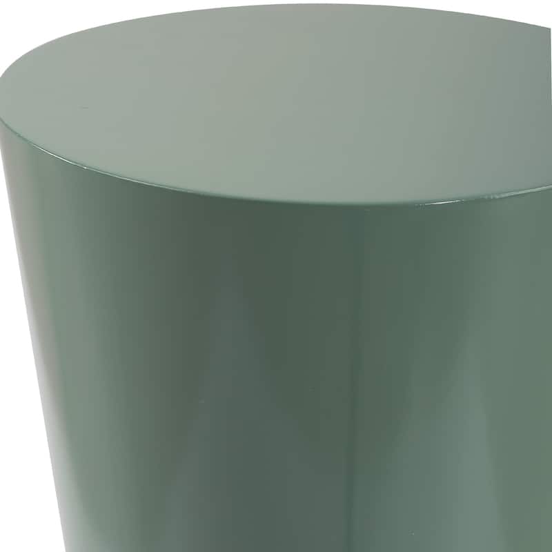 High Gloss Drink Table - 22" - Seafoam Green