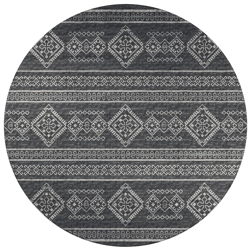 Indoor/ Outdoor Yuma Boho Washable Rug