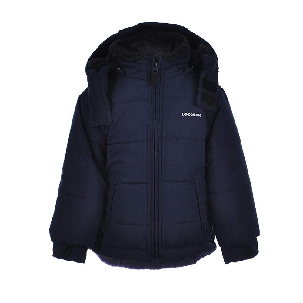 Shop London Fog Boys 4 7 Heavyweight Sherpa Jacket Overstock