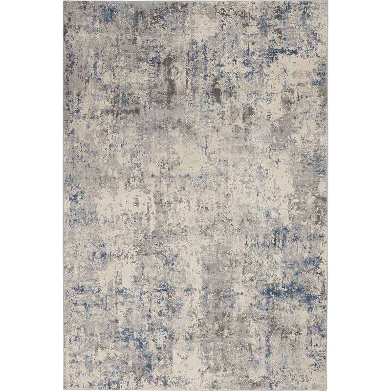 Porch & Den Meadowgrass Distressed Abstract Area Rug