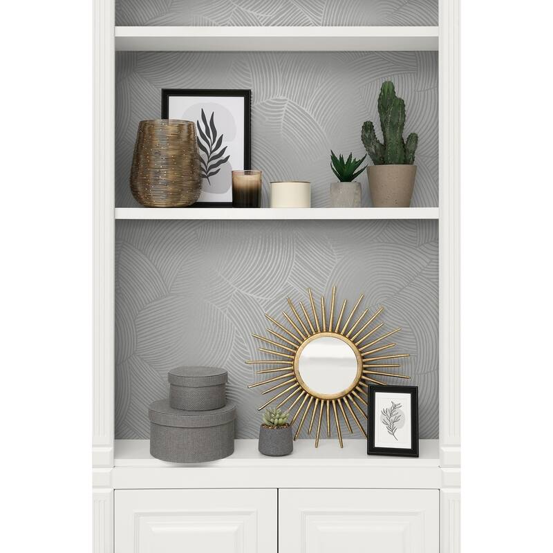 Seabrook Designs Symphony Geometric Non-Woven Unpasted Wallpaper
