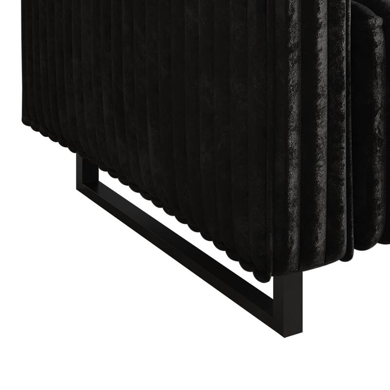 CraftPorch Mid Century Modern 2- Pieces Upholstered Living Room Set