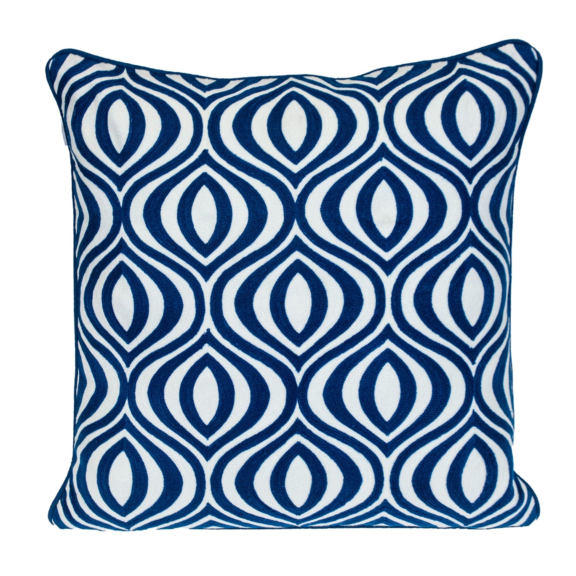 Ogee Square Cotton Throw Pillow - 20