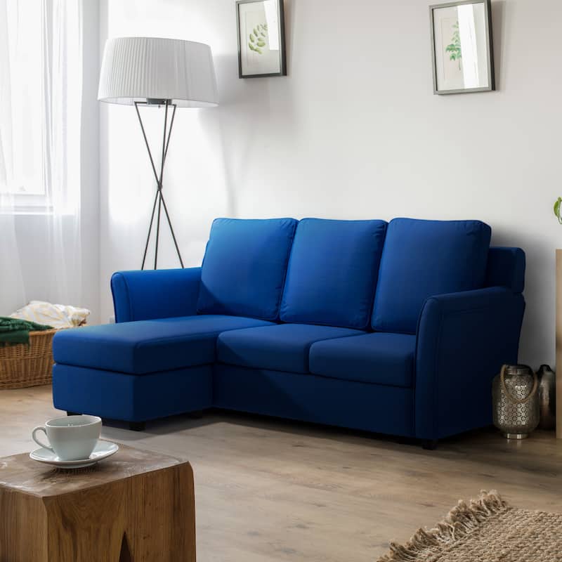 Golt Contemporary Faux Leather Upholstered L-Shaped Sectional by Furniture of America