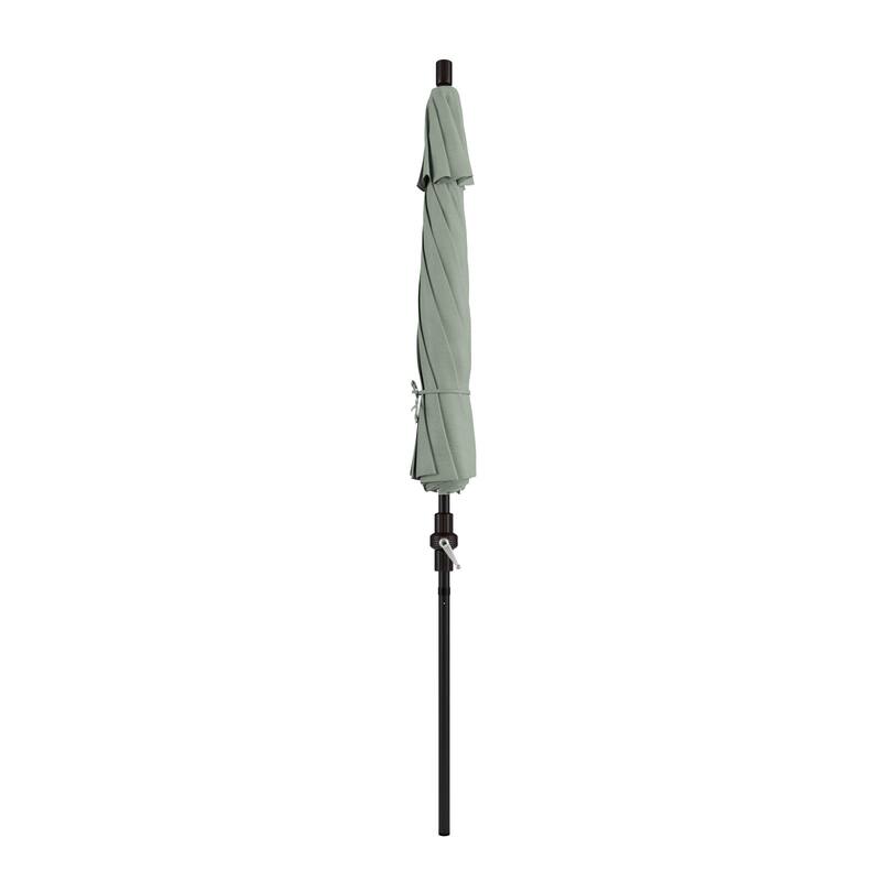 Okaloosa 9' Rd.Crank Lift Tilting, Aluminum Pole Fiberglass Rib Patio Umbrella Sunbrella Fabric by Havenside Home