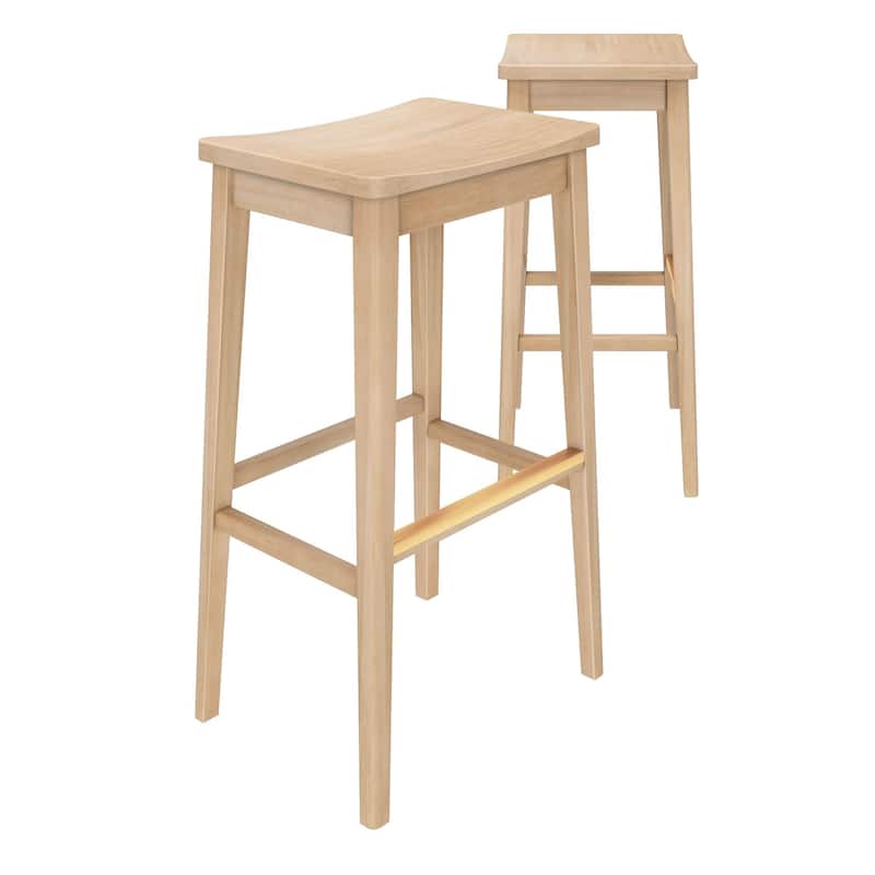 Plank and Beam Smythe Bar Height Stool - Set of 2