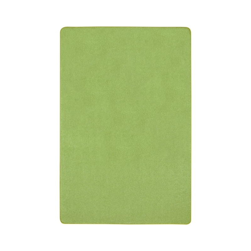 4'x6' area rug in Lime Green - durable soft decorative rug for home, living room & bedroom - 6' x 7'