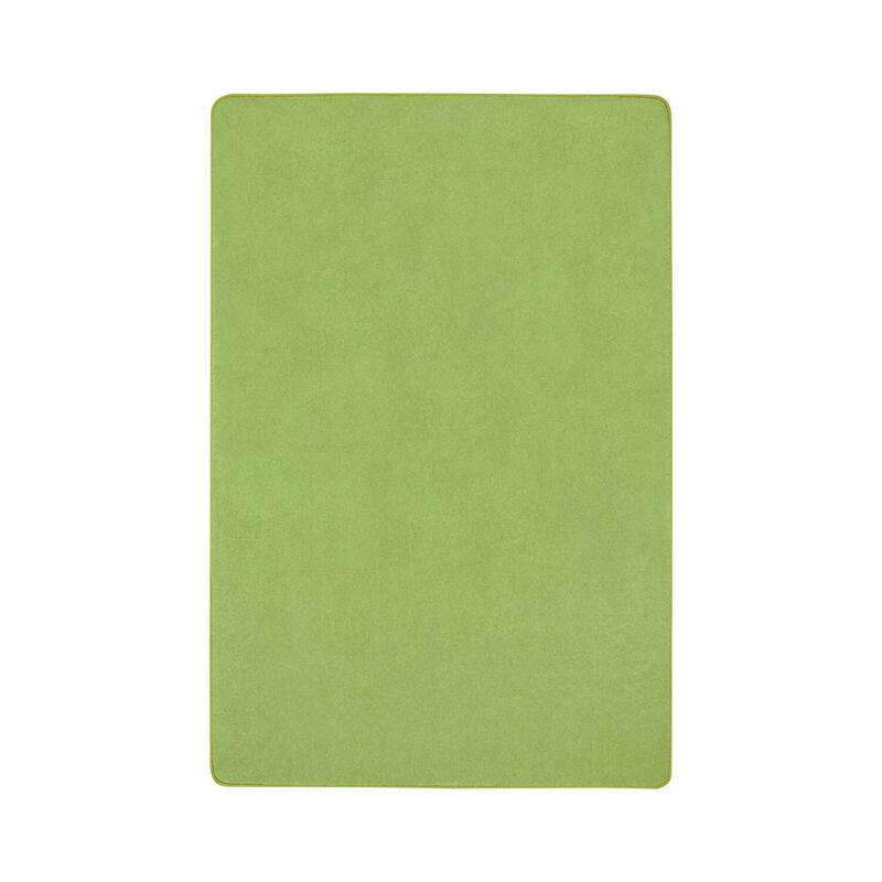 6'x9' area rug in Lime Green - durable soft decorative rug for home, living room & bedroom - 6' x 7'
