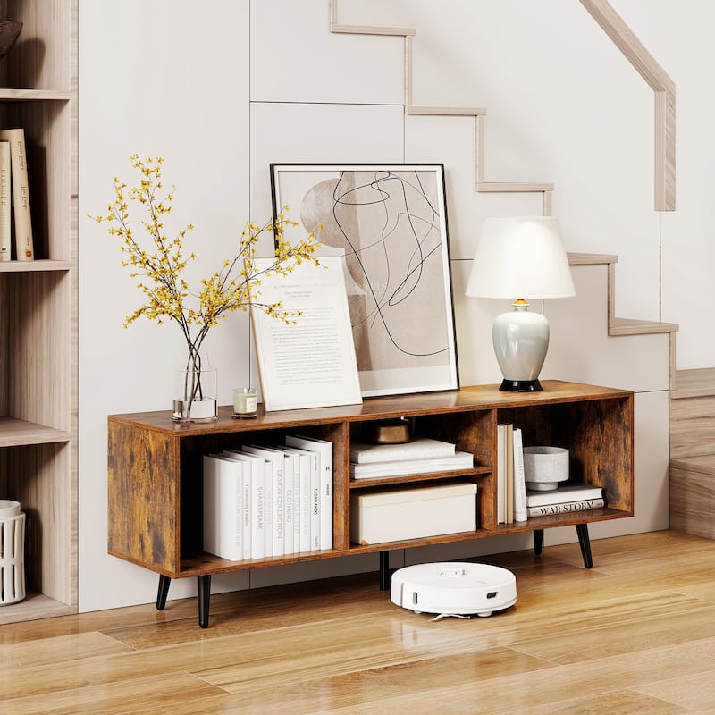 Costway 47.5" Console Cabinet for 55-Inch TVs with Storage Shelves - See Details