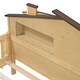 preview thumbnail 23 of 26, Full Size Wood Kids Platform Bed with House-Shaped Headboard, Built-in LED Light, Guardrails Storage for Bedroom, White