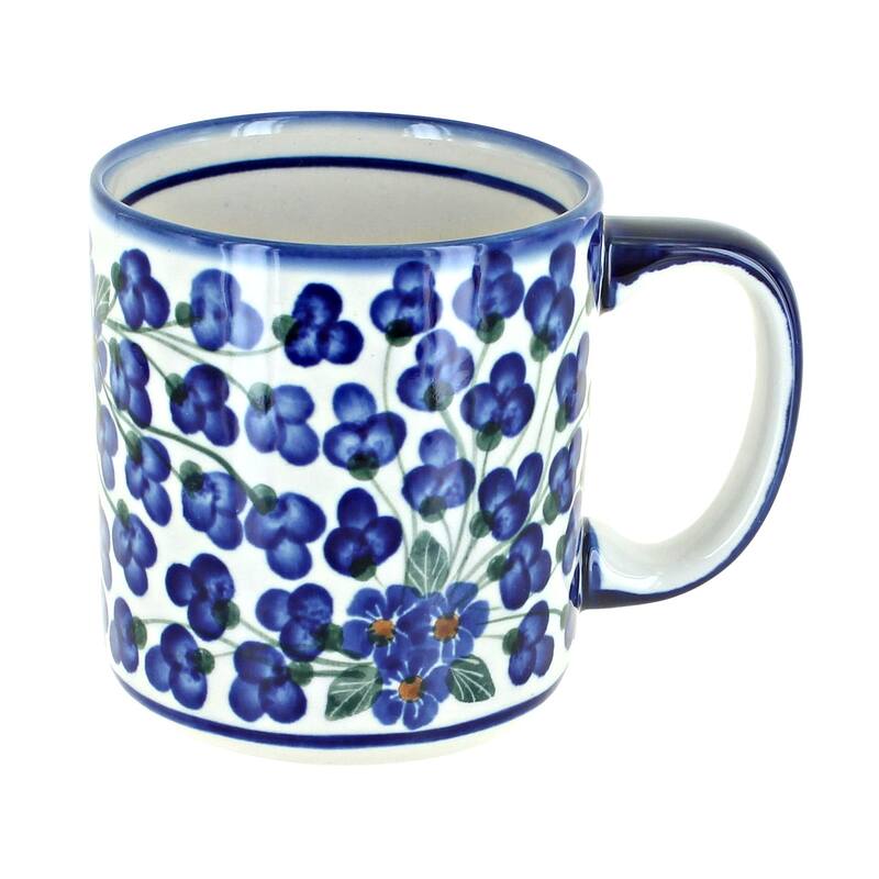 Blue Rose Polish Pottery WR Unikat Mug - Royal Vine