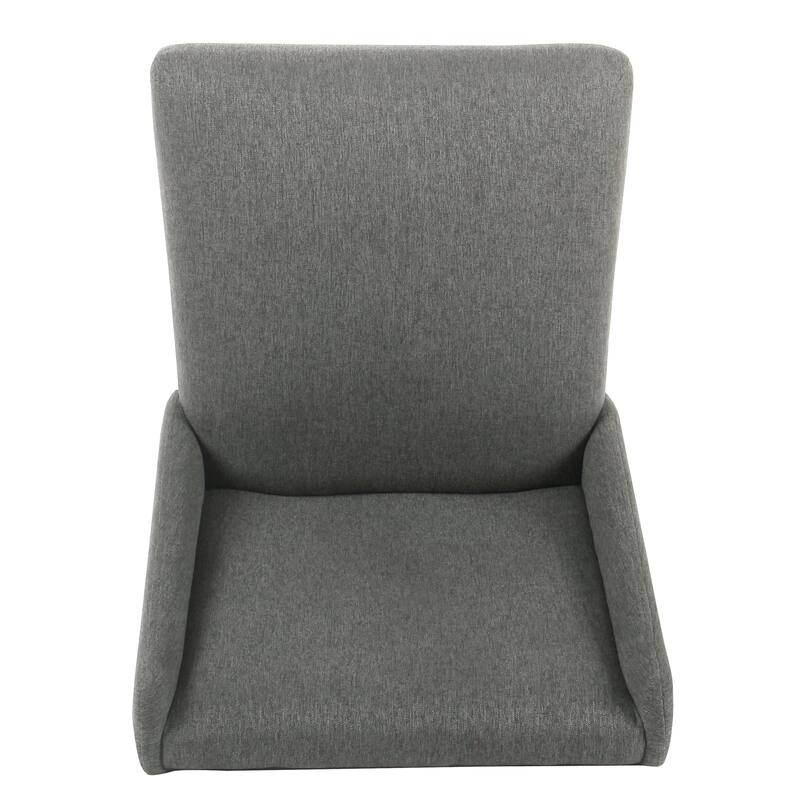 HomePop Dinah Modern 24" Counter Stool - Pewter - 24 inches - 24 inches