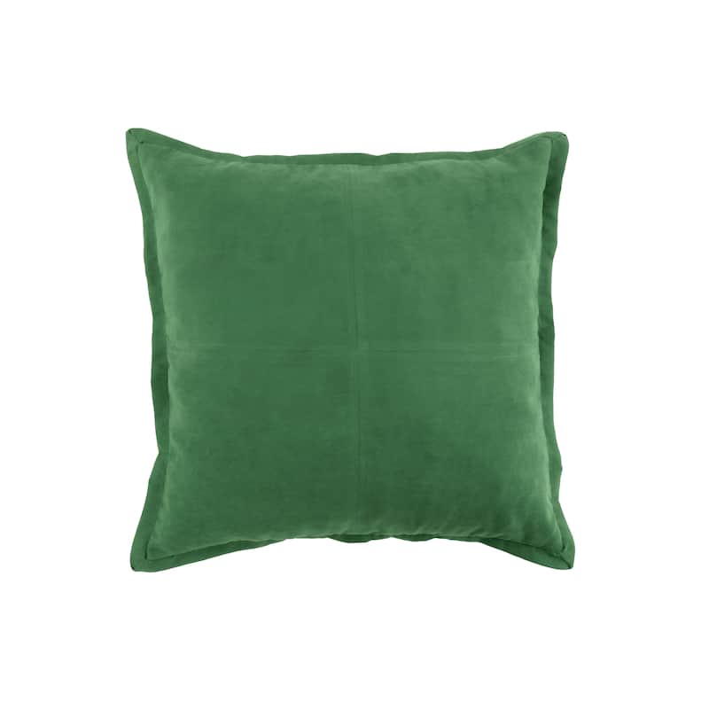 Lush Decor Faux Suede Decorative Pillow Single - Green Forest
