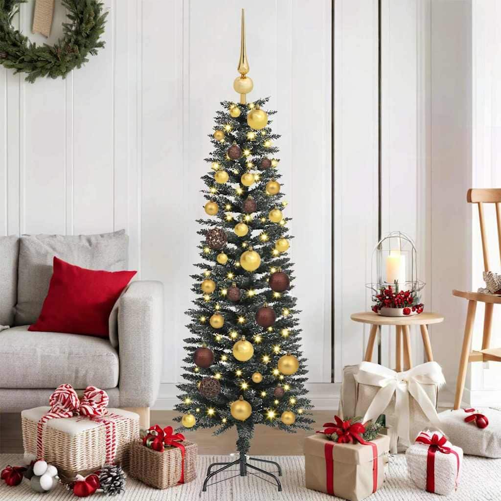 vidaXL Artificial Christmas Tree with Stand Green 40.5 x 40.5 x 120 cm - 40.5 x 40.5 x 120