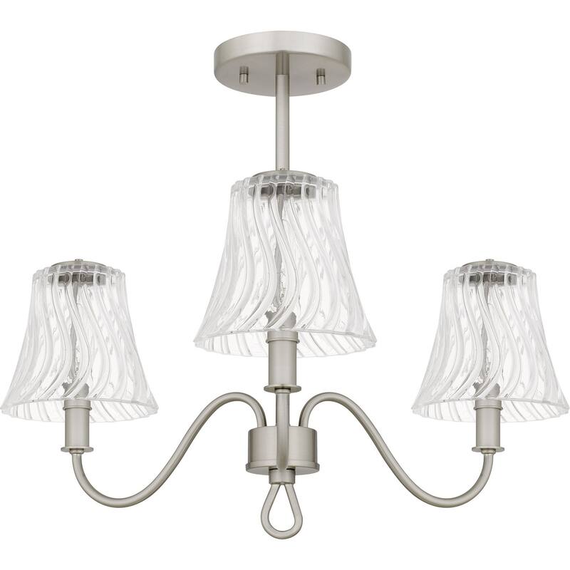 McKinney Semi-Flush Mount - Brushed Nickel