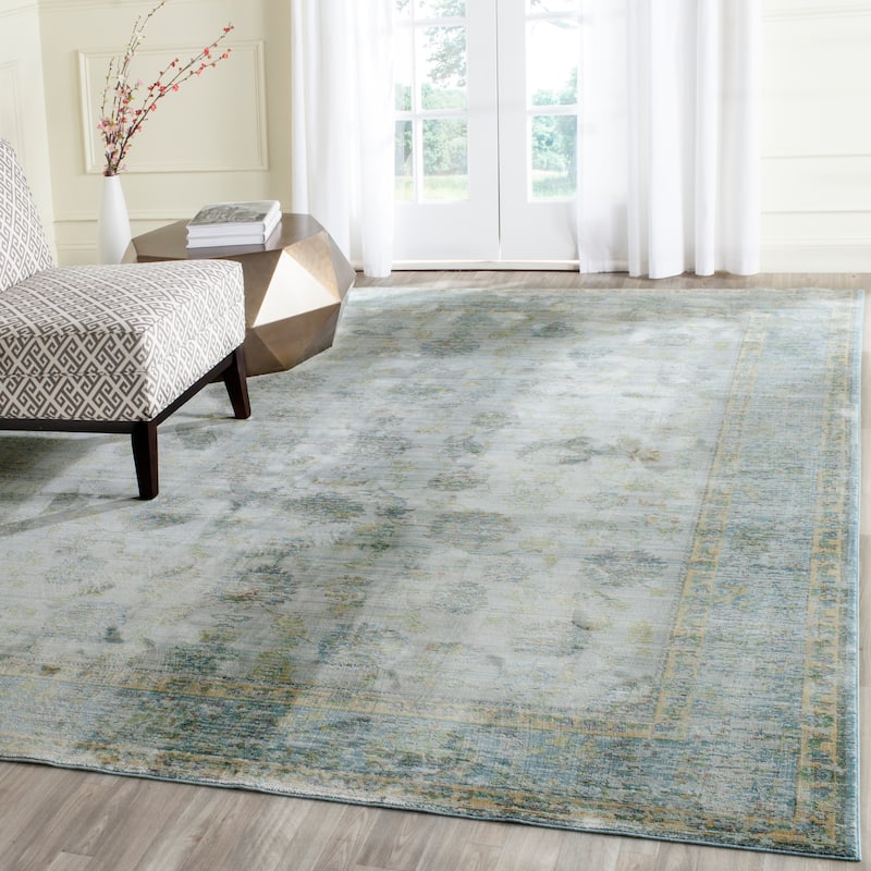SAFAVIEH, Valencia Masumeh Boho Oriental Distressed Rug