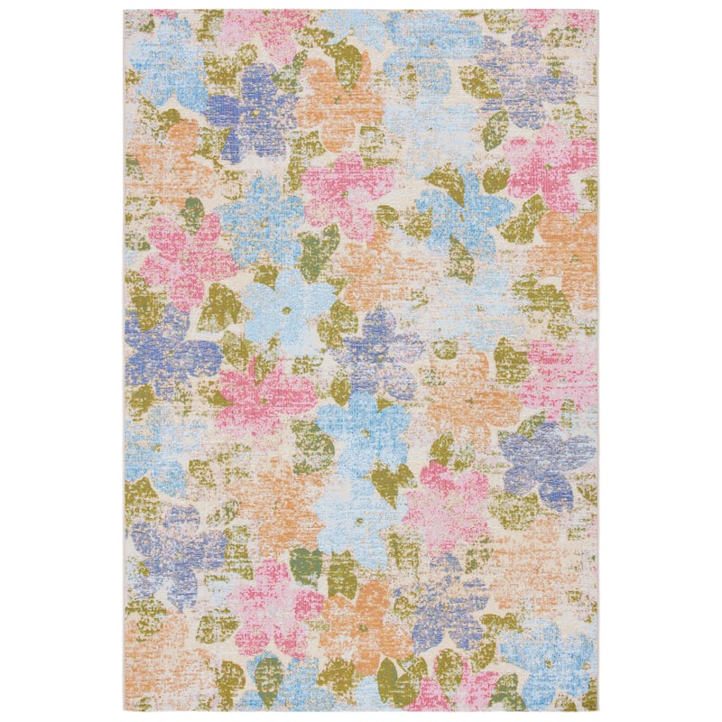 SAFAVIEH Summer Iben Boho Indoor/ Outdoor Waterproof Patio Backyard Rug