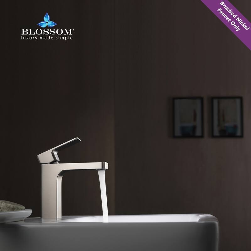 Solid Brass Lead-free Single-handle High Arc Bathroom Faucet