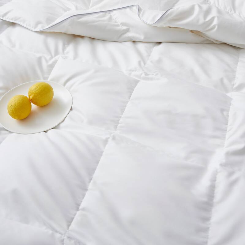 All Season & Lightweight Ultra Soft 360 TC White Goose Down Duvet Comforter