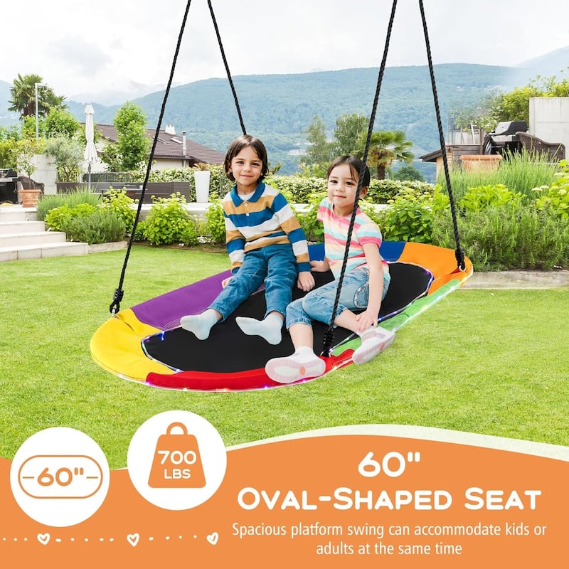 Swing Flying Surfing Tree Hanging Ropes Waterproof Backyard Swing