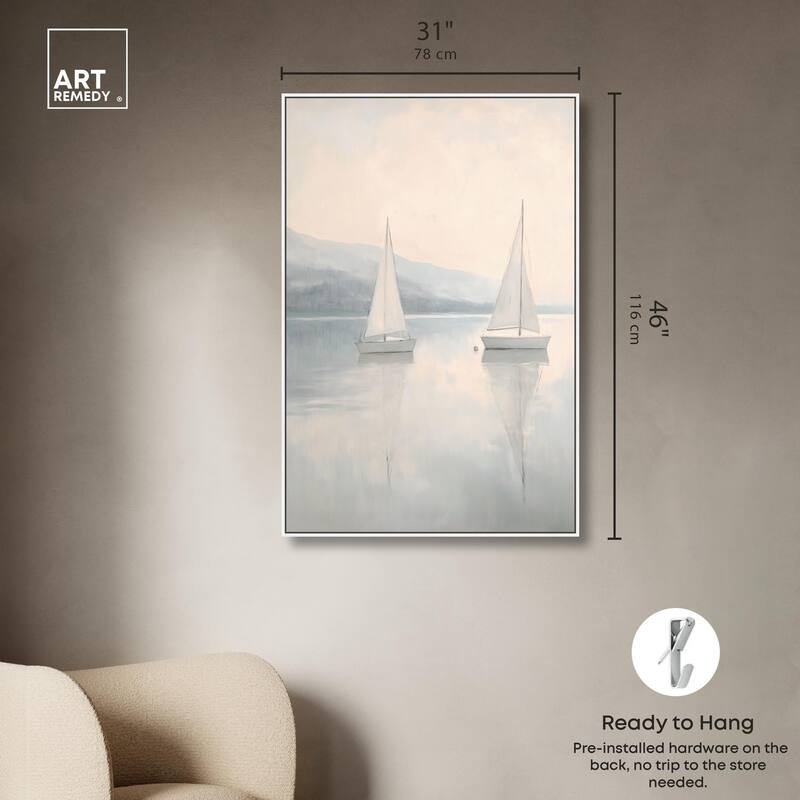 Dreaming of Sails II Canvas by Art Remedy