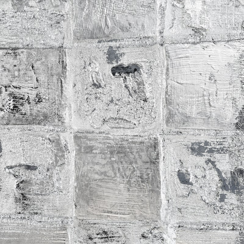 Elk Home Gambit Silver Fabric 20 Inch Wide Wall Art