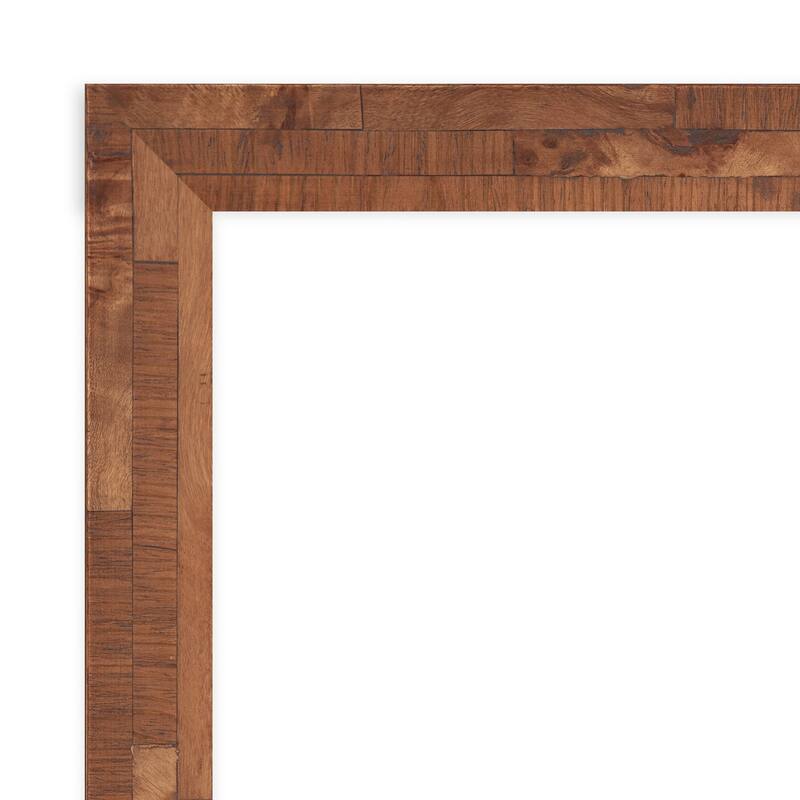 Fresco Wood Framed Natural Corkboard Bulletin Board