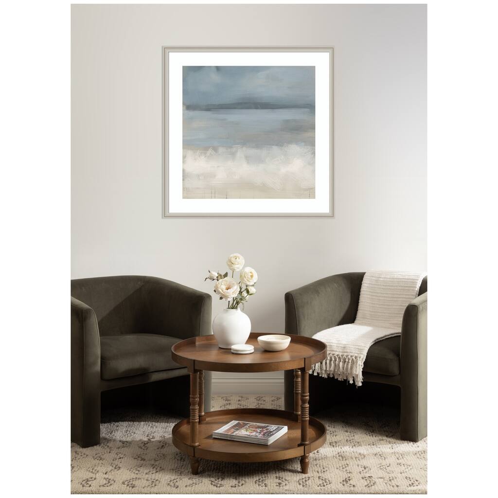 Kate and Laurel The Blues by Mary Sparrow Framed Wall Art Print