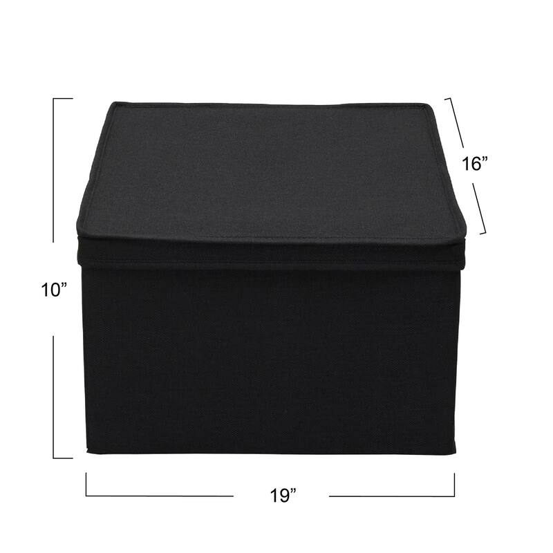 Household Essentials Fabric Storage Bins, Set of 2