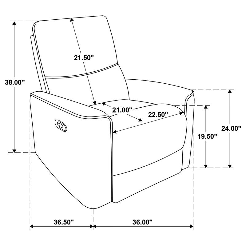 Navarro Upholstered Reclining Sofa Set