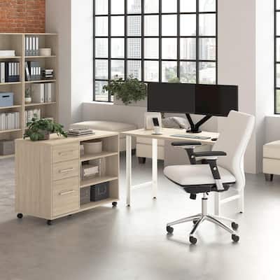 Bush Business Furniture Hustle 48W x 24D Computer Desk with Storage