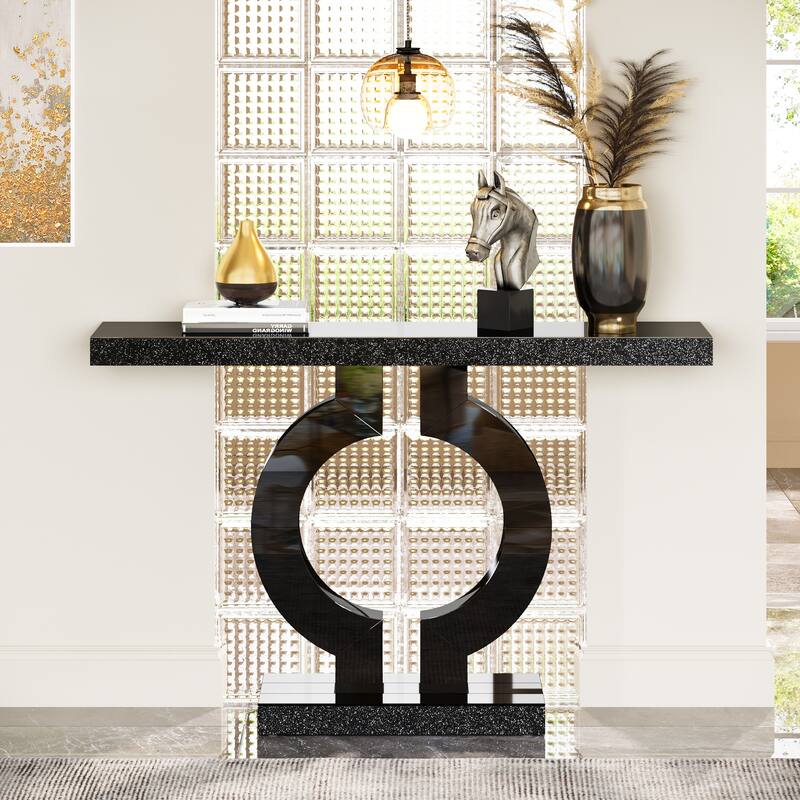 43'' Modern Mirrored Console Sofa Table for Entryway