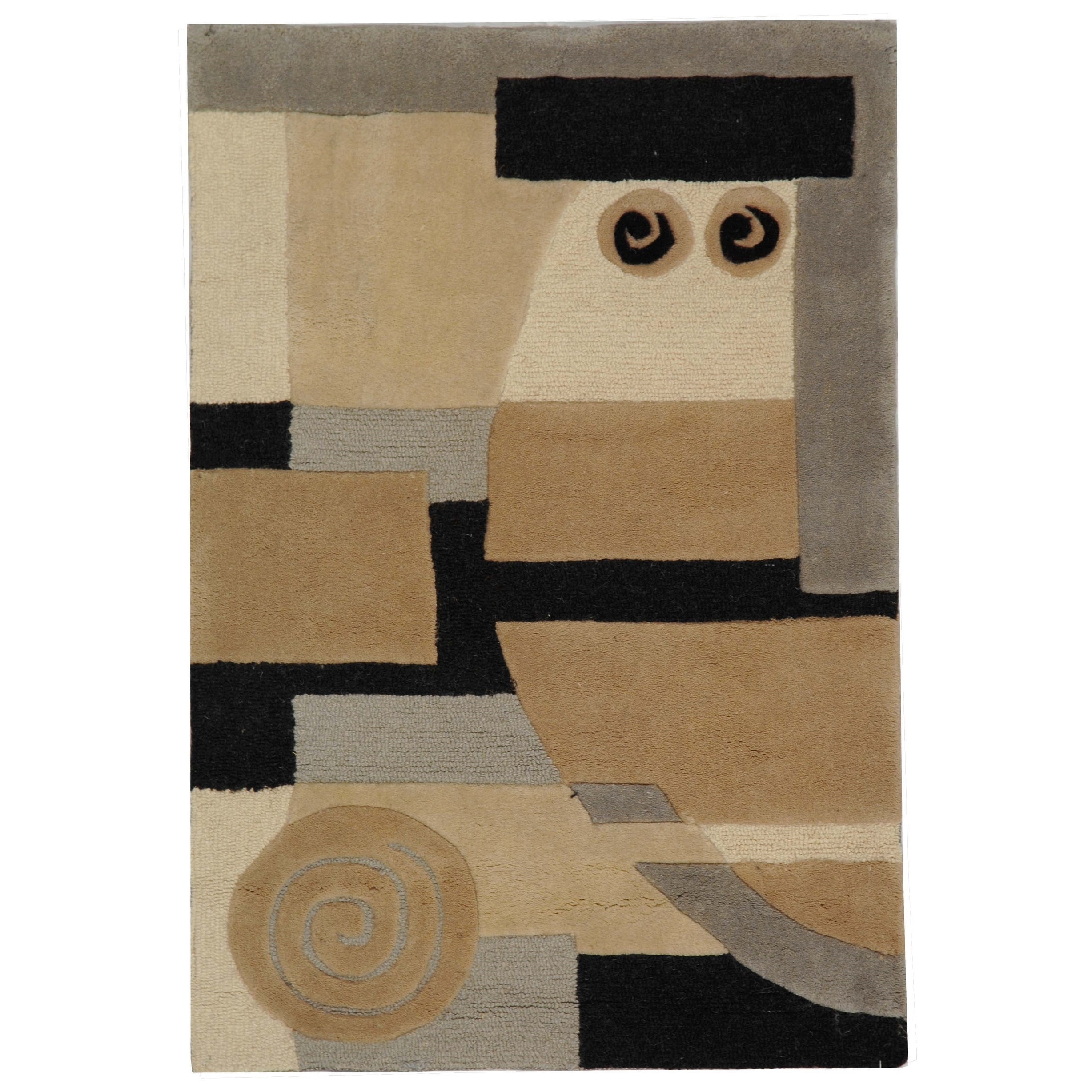 preview thumbnail 31 of 41, SAFAVIEH Handmade Rodeo Drive Ralda Mid-Century Modern Abstract Wool Rug 2' x 3' - Multi - Rectangle