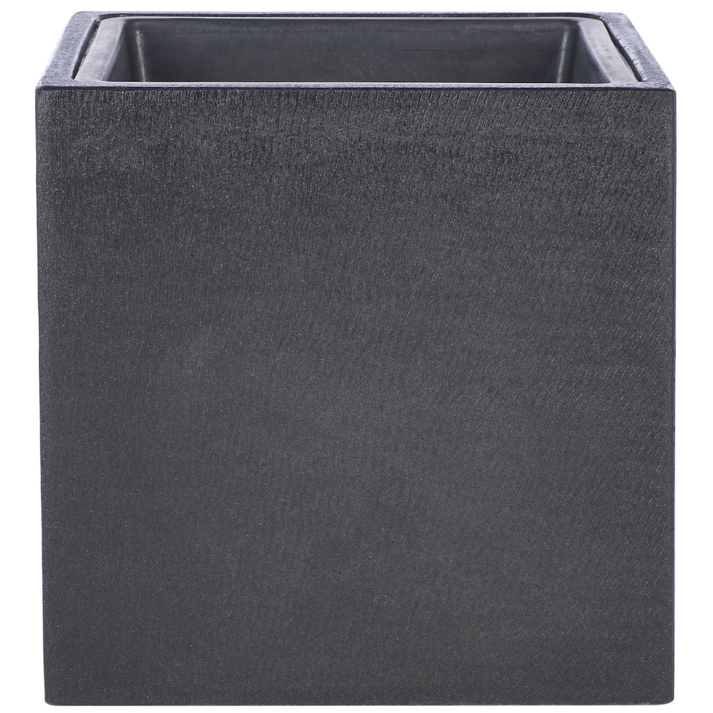 SAFAVIEH Outdoor Yulissa Black Planter - 13Wx13Dx13H