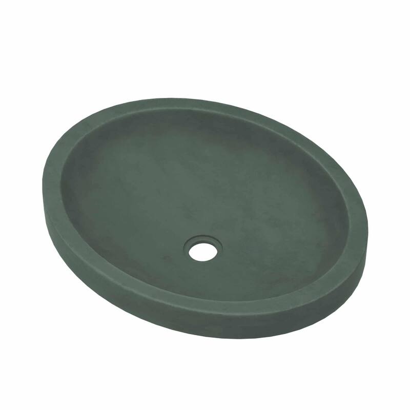 Native Trails Tolosa 19" Single Basin NativeStone Bathroom Sink for - Forest