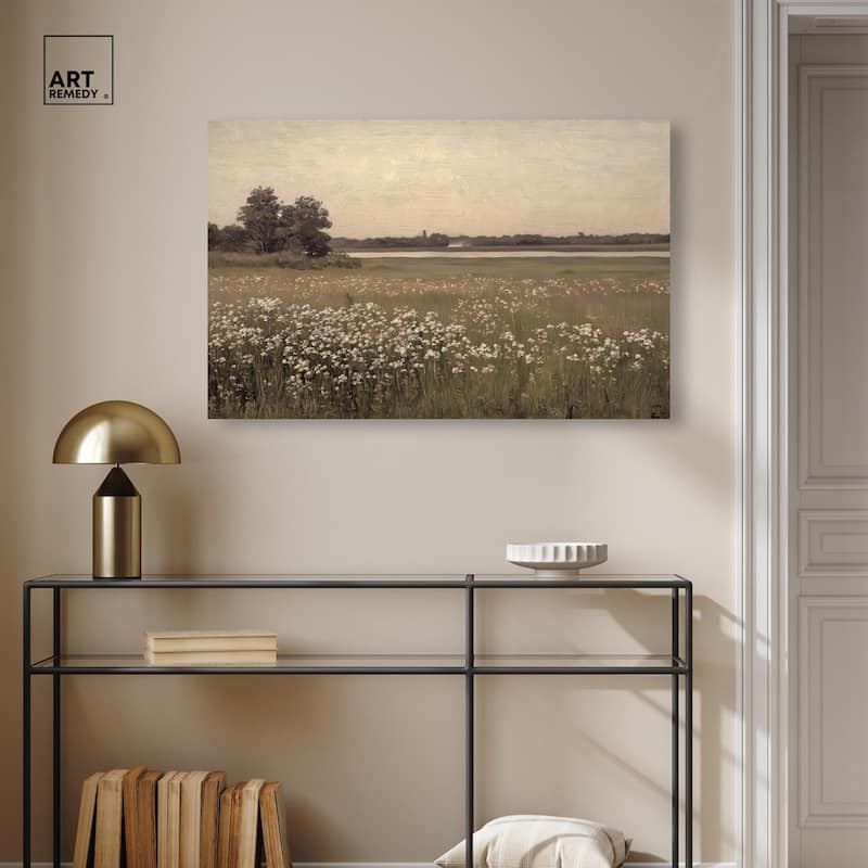 Hazy Day Canvas by Art Remedy, Gallery Wrapped