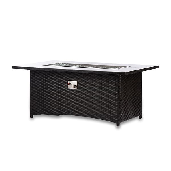 Shop Moda Stylish Outdoor Rectangle Fire Pit Table Rain Cover