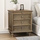 preview thumbnail 28 of 116, Wood NightStand with Metal Handle