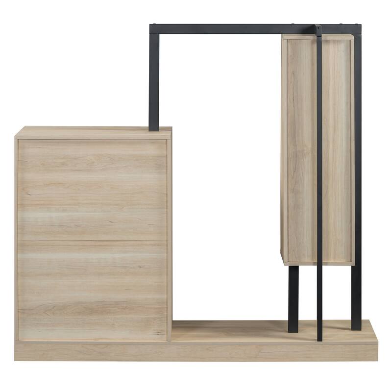 Modern Wardrobe with 4 Drawers and 3 Shelves