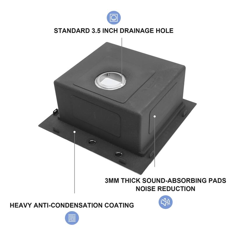 21 Inch Drop-in Single Bowl 16 Gauge Stainless Steel Kitchen Sink with Pull-Out Faucet in Brushed Nickel - 21'' x 20'' x 9''