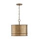 preview thumbnail 1 of 5, Nole 1-light Mystic Luster Convertible Pendant/ Semi-Flush Mount